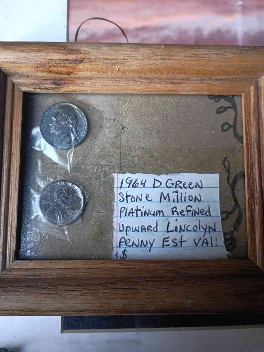 1964 D nickel an a 1964 D penny platinum million refine high - Dayton, Ohio