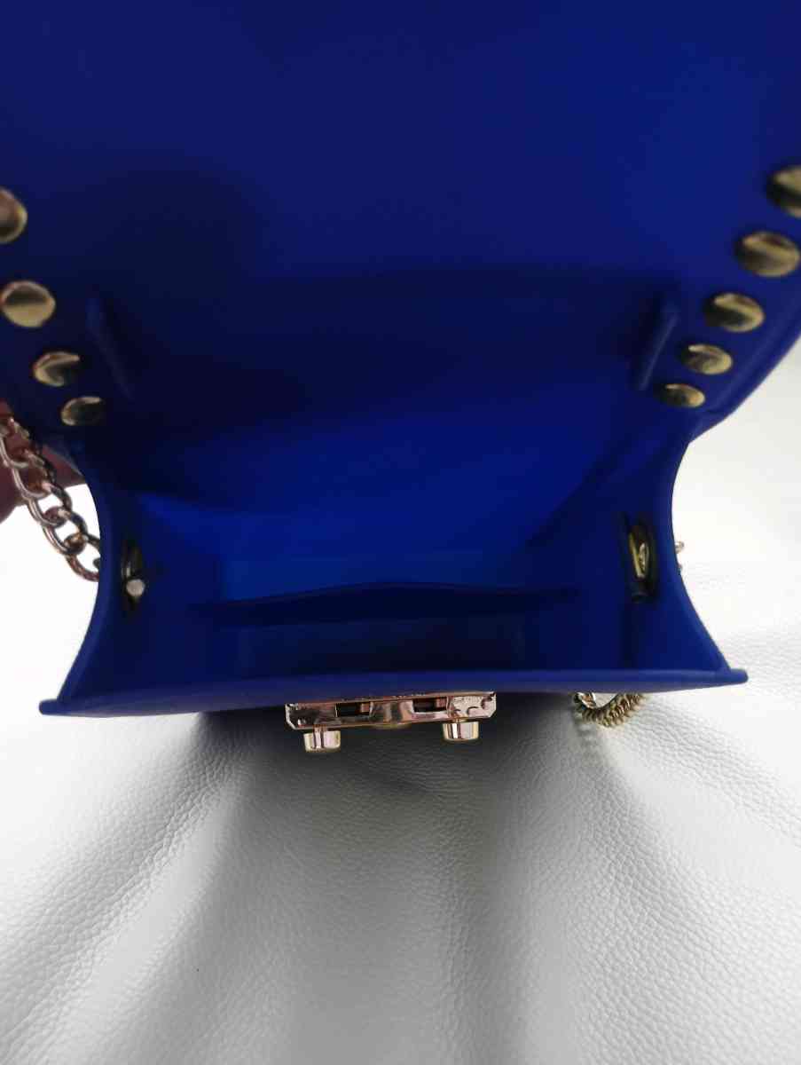 Le Mie Blue Womens Jelly Gold Stud Tone Gold Tone Chain Stra - Frostproof, Florida - FleaMarketBay