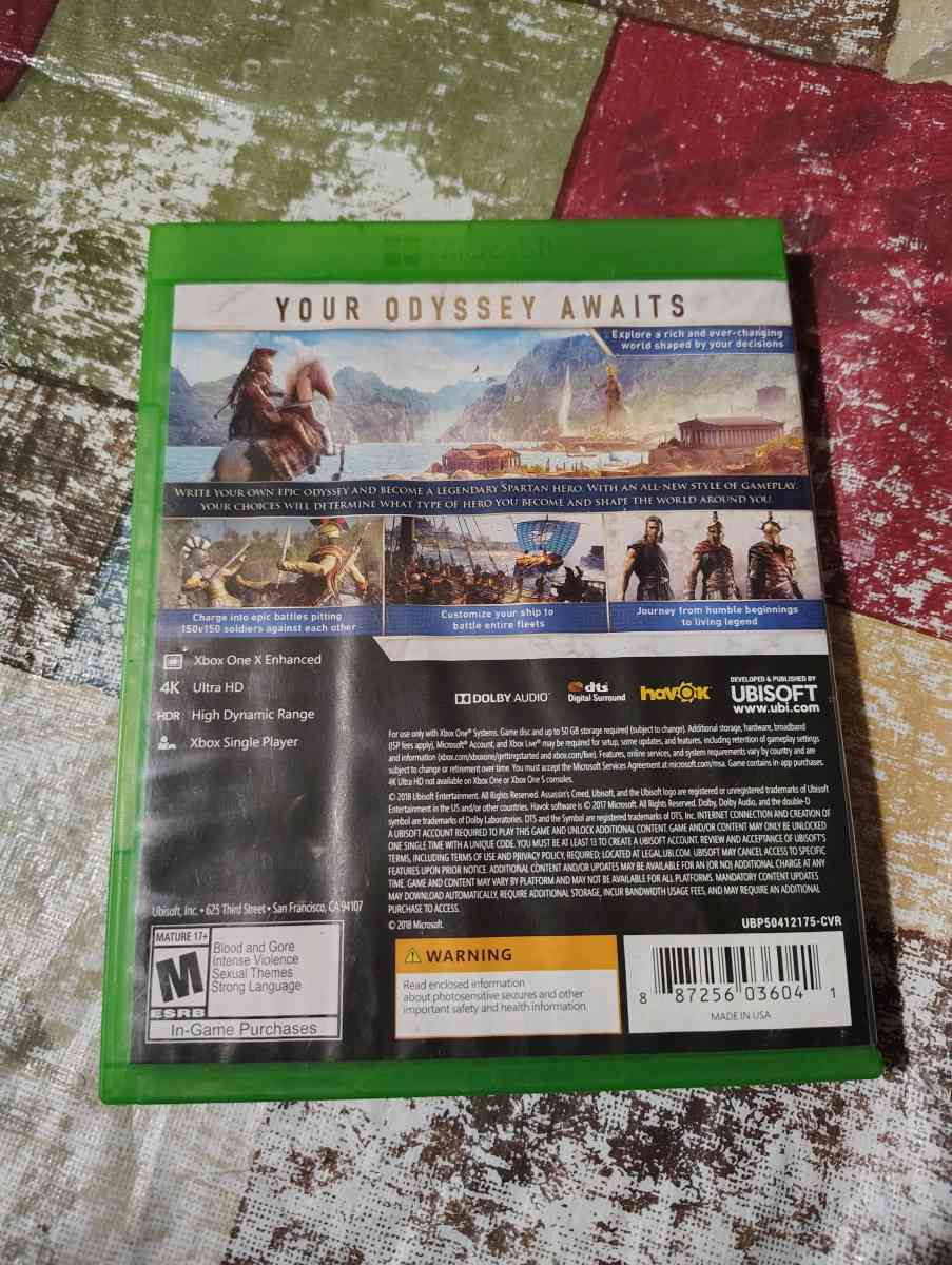 Assassins Creed Odyssey  Including Blink King Missions Looks - Scottsburg, Indiana - FleaMarketBay