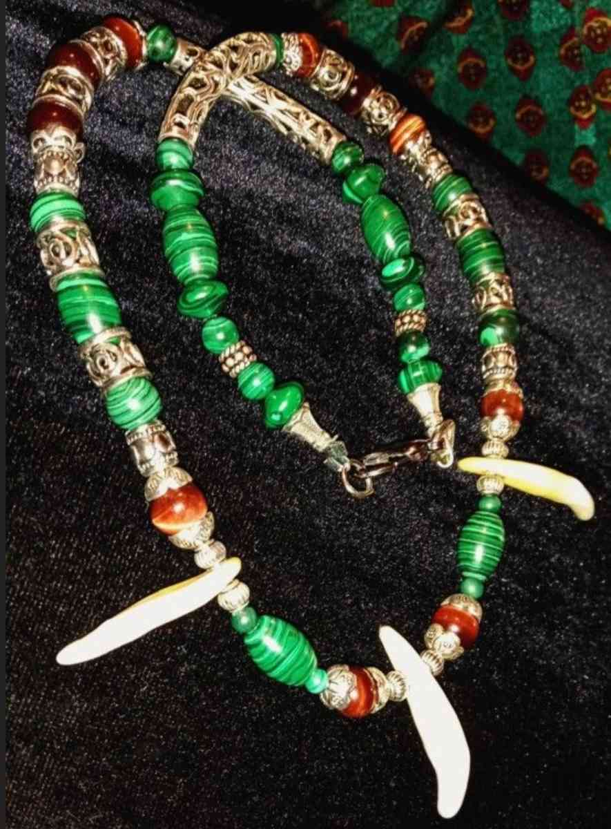 Handmade Wolf tooth necklace - Alturas, California