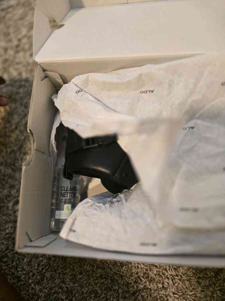 Black Aldo Sneakers With Cleaner - Augusta, Georgia - FleaMarketBay