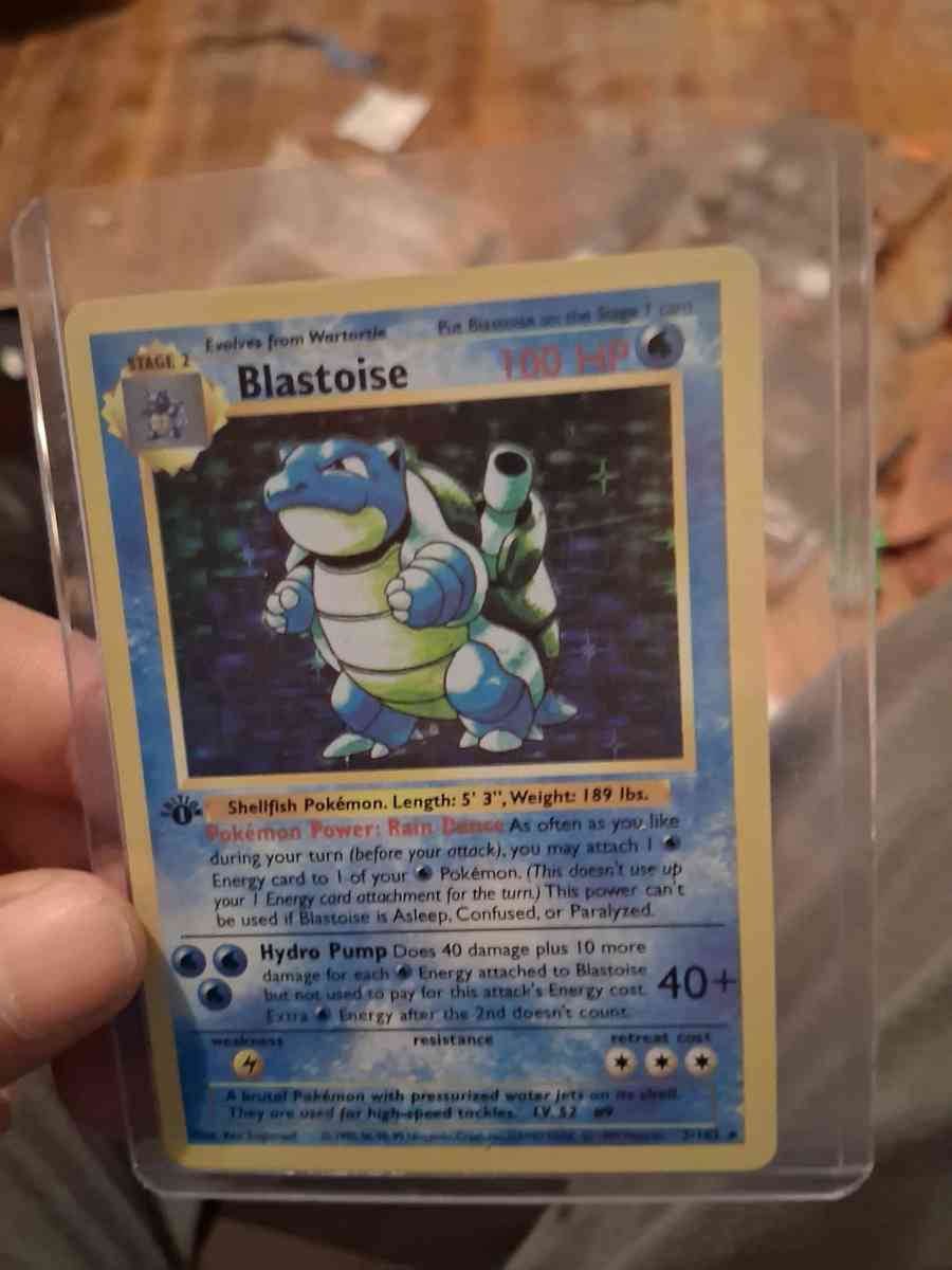 Blastoise base set - Greenville, Ohio - FleaMarketBay