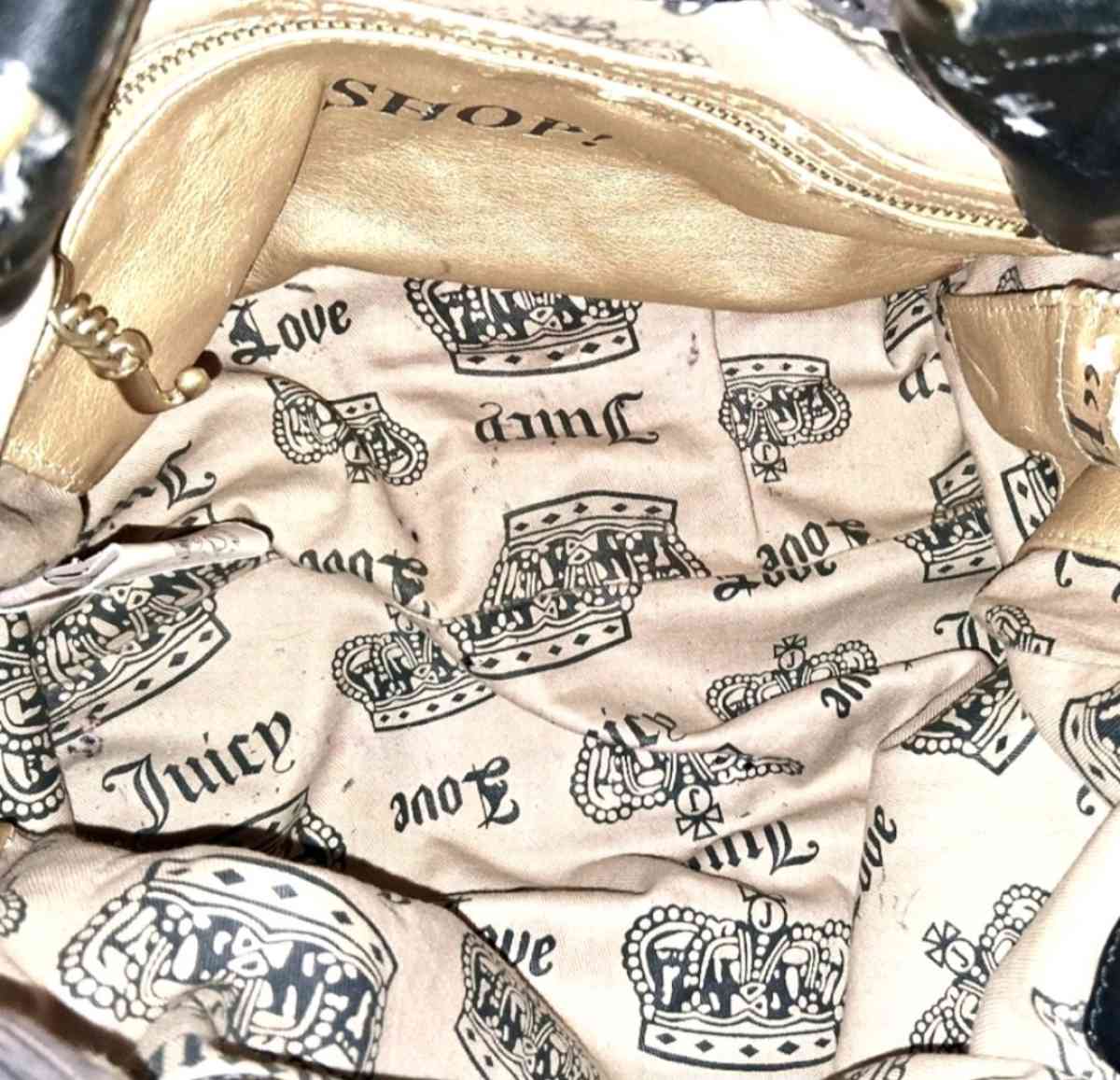 JUICY COUTURE DAYDREAMER BLACK VELOUR SCOTTIE DOG BAG - Elysburg, Pennsylvania - FleaMarketBay