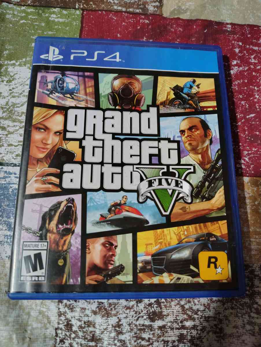 GTA Five PS4 Disc looks brand new still hasmap