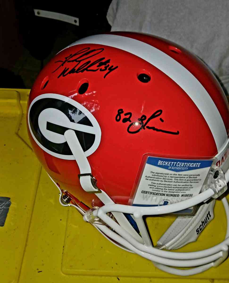 georgia bulldog signed herschel helmetwalker - Cartersville, Georgia