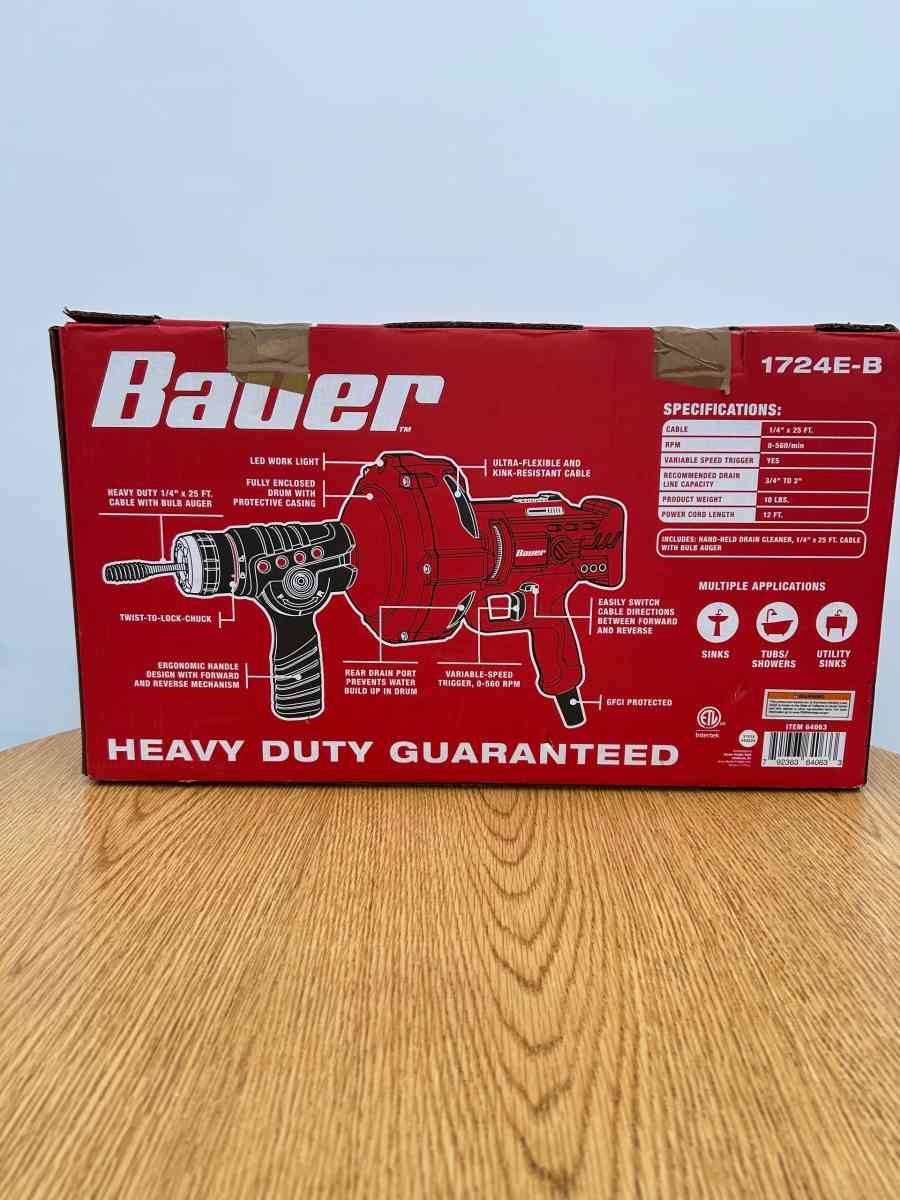 BAUER SNAKE DRAIN - Vista, California - FleaMarketBay