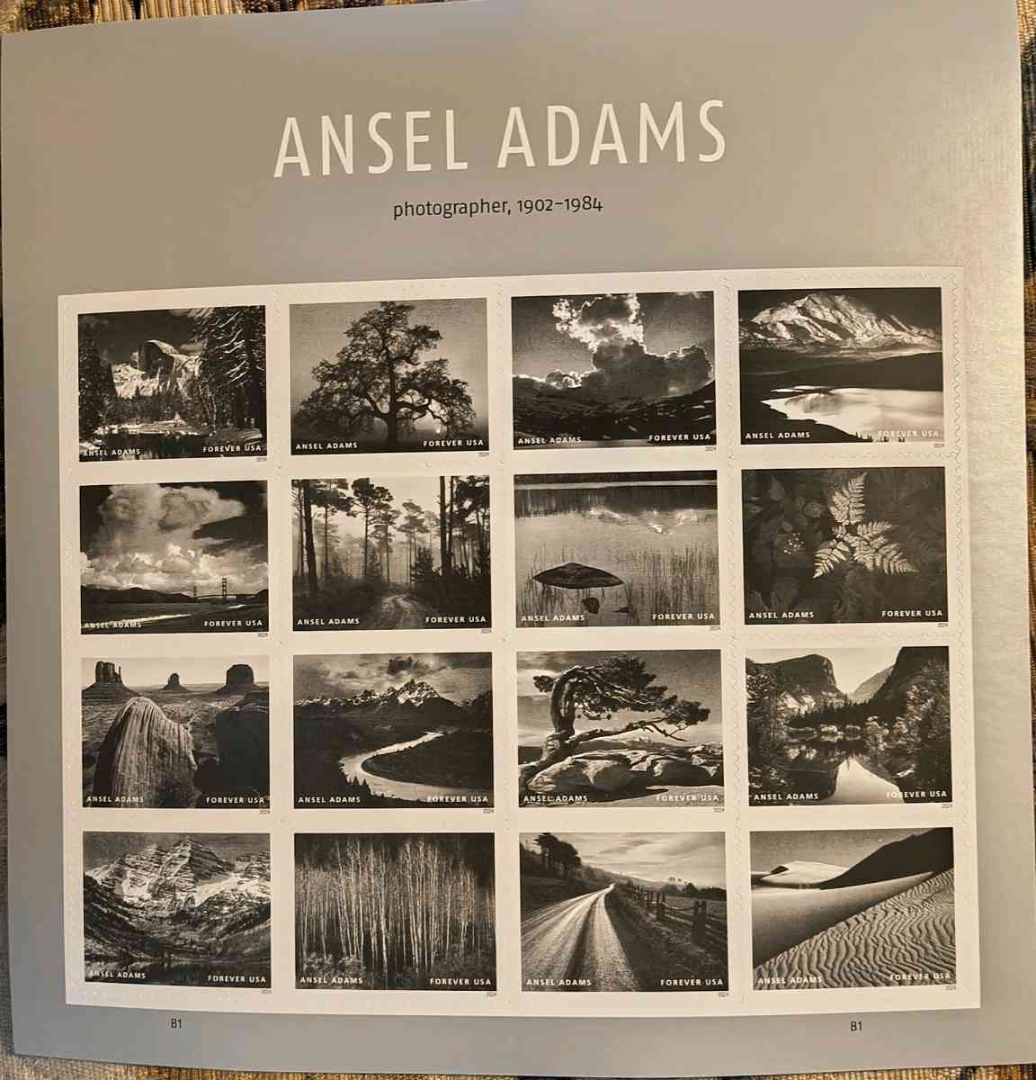 FOREVER STAMPS One lot 26 panes of 16 Beautiful Ansel Adams - Corning, California - FleaMarketBay