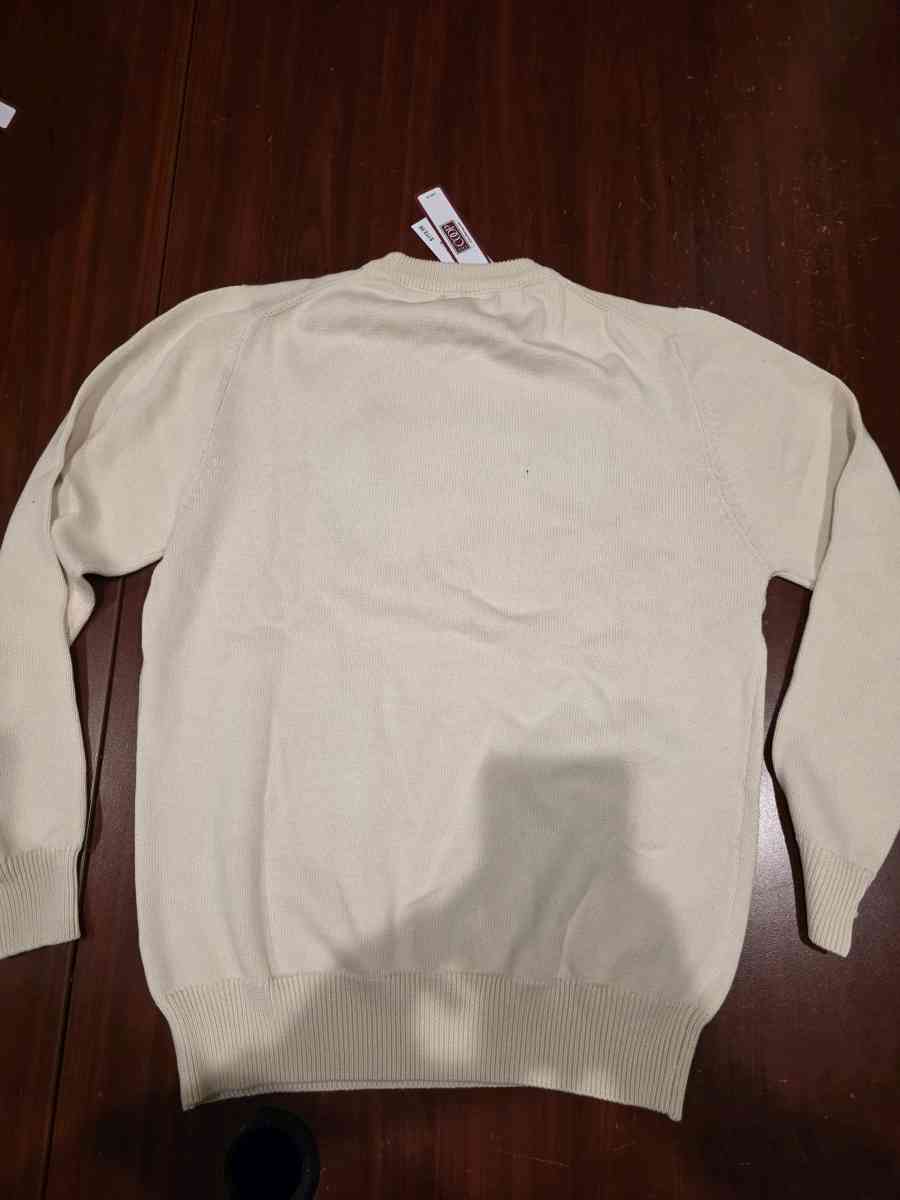 Harvard University COOP applique crew CREME sweater x6 - Boston, Massachusetts - FleaMarketBay