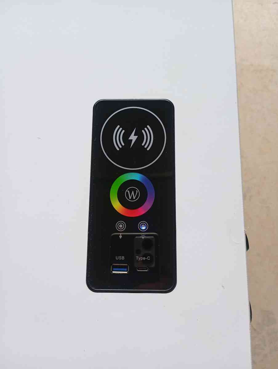 Modern LED TV Stand with Storage Entertainment Center Cabine - Frostproof, Florida - FleaMarketBay