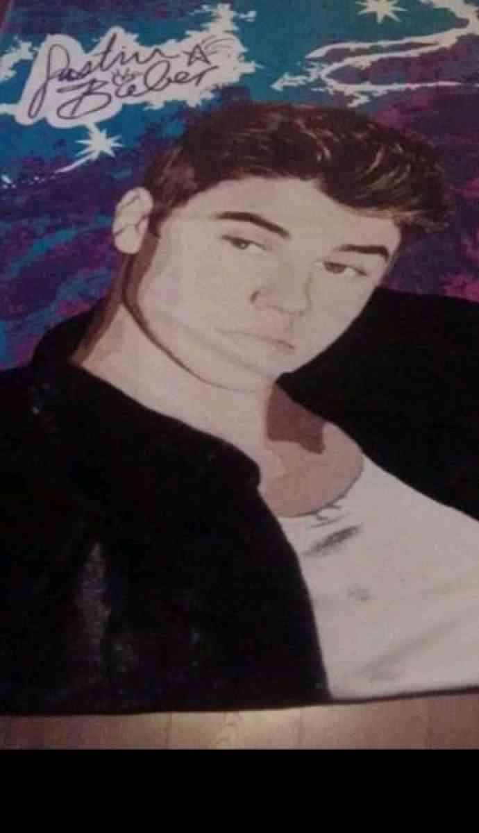 Justin Bieber blanket - Bridgeport, Michigan