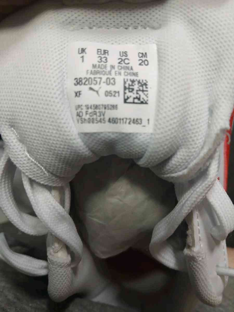 brand new red and white puma sneakers - Mcdonough, Georgia - FleaMarketBay
