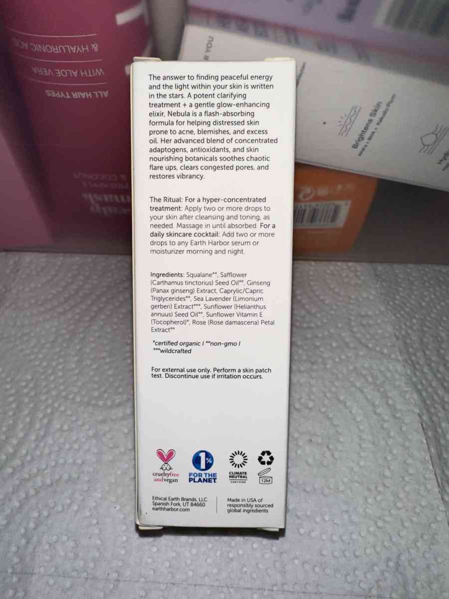 Earth Harbor Nebula Adaptogen Clarity Ampoule - Round Lake, Illinois - FleaMarketBay