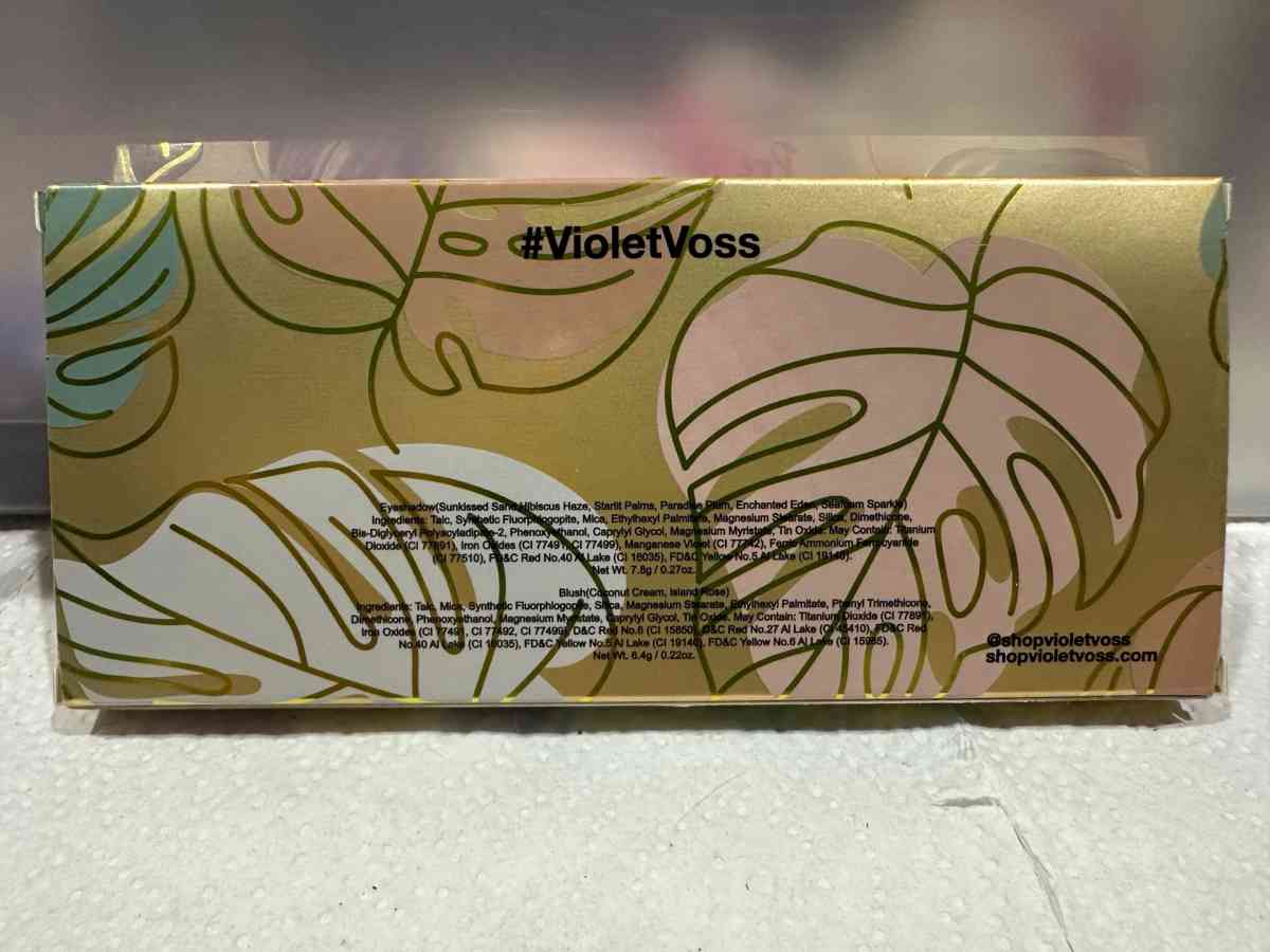 Violet Voss Pretty In Paradise All in one face  Eyeshadow Pa - Round Lake, Illinois - FleaMarketBay