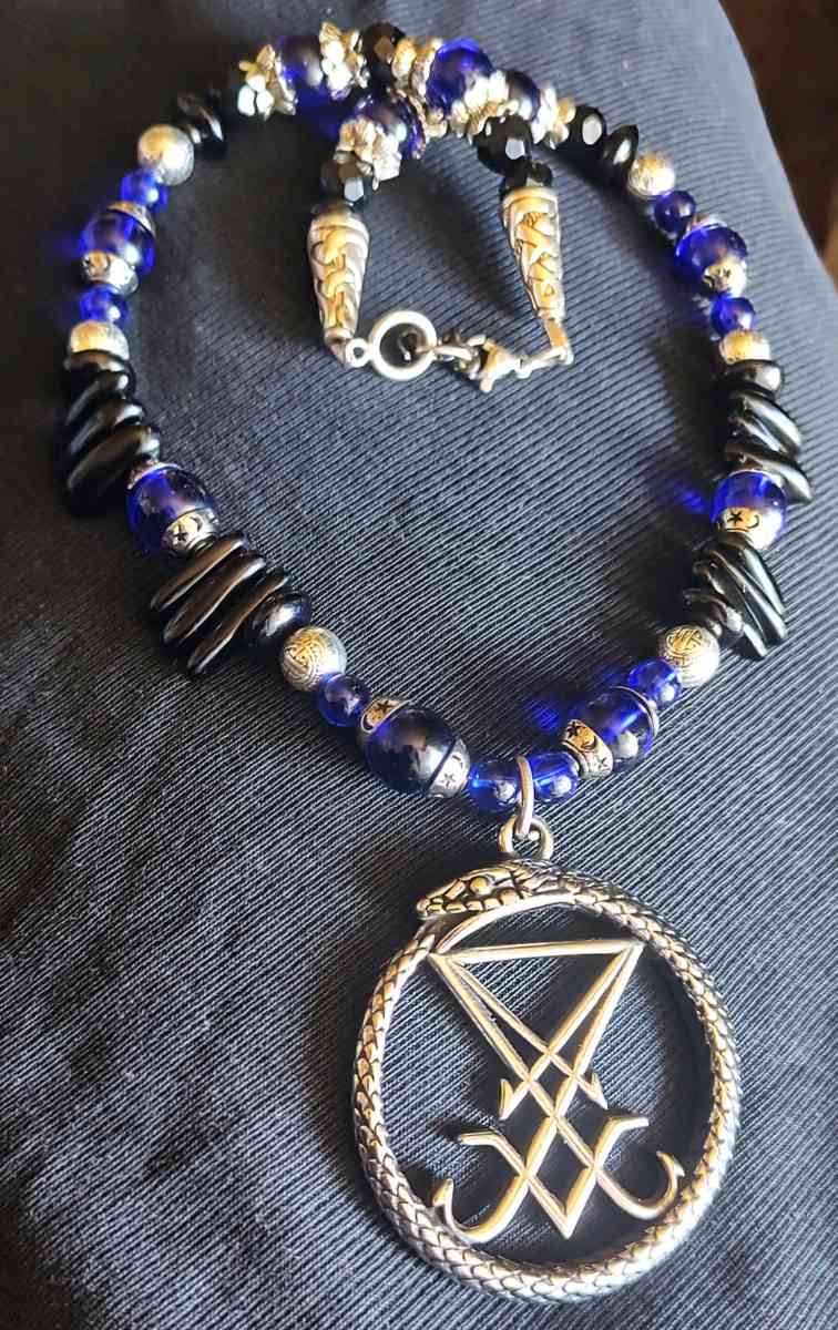 Handmade Lucifer Sigil serpent necklace - Alturas, California - FleaMarketBay