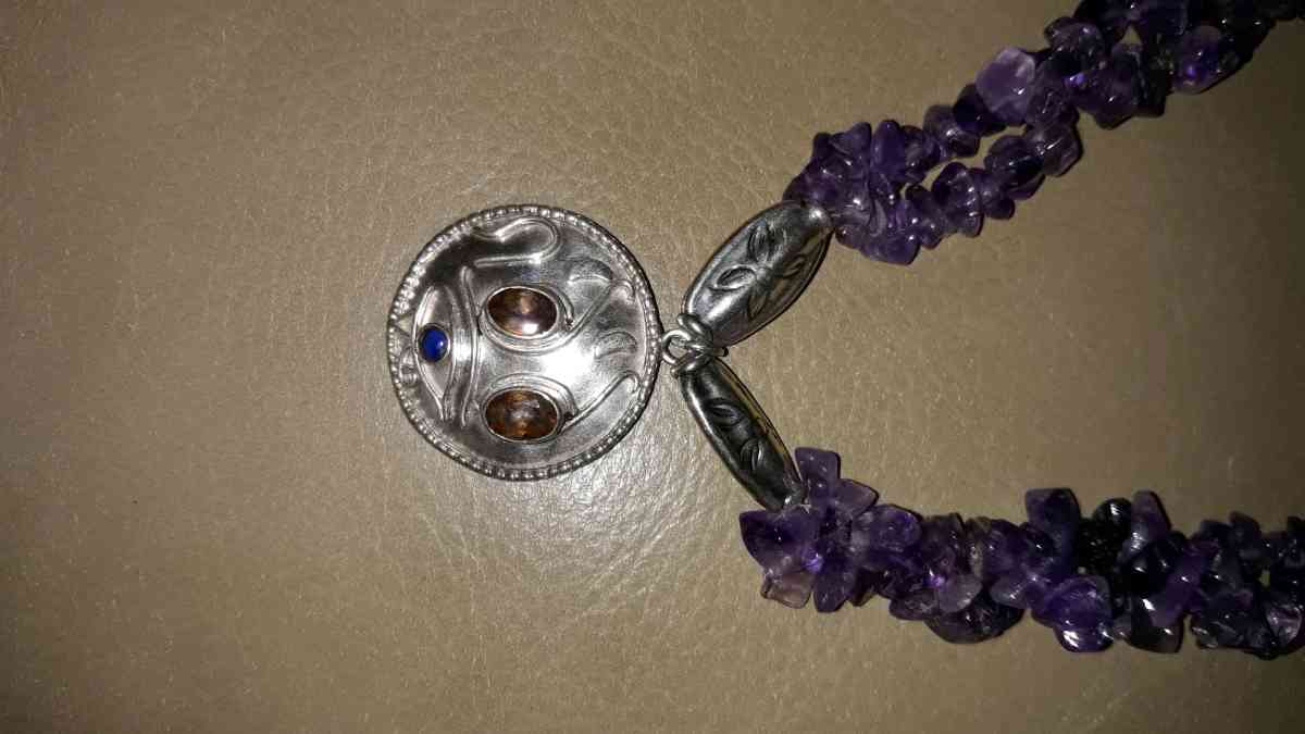 Purple Amethyst Necklace - Fairview, North Carolina - FleaMarketBay