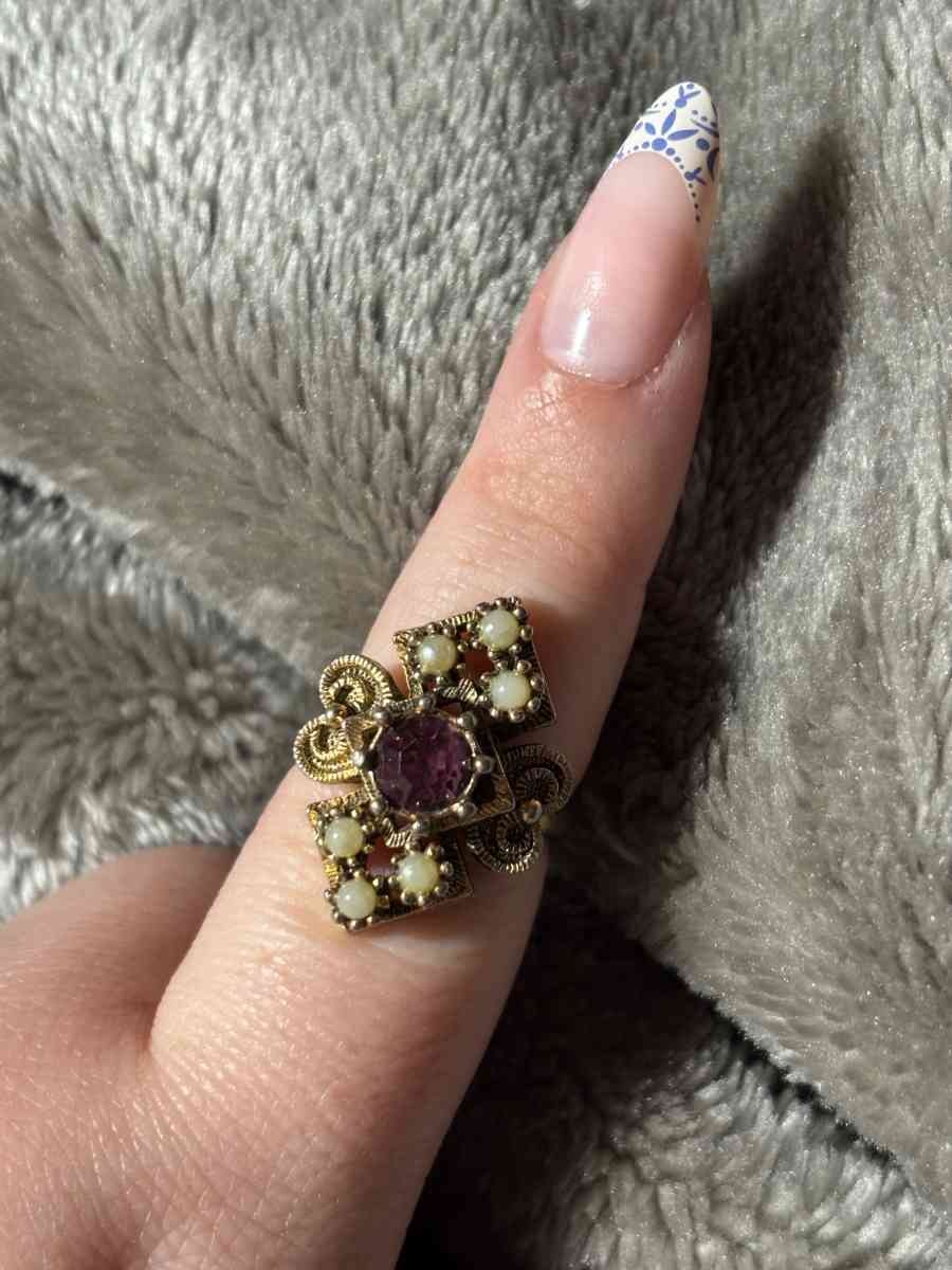 Sarah Coventry Ring - Manitou Beach, Michigan