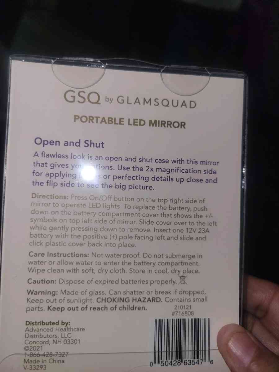 Led Mirror Battery  Included - Allamuchy, New Jersey - FleaMarketBay