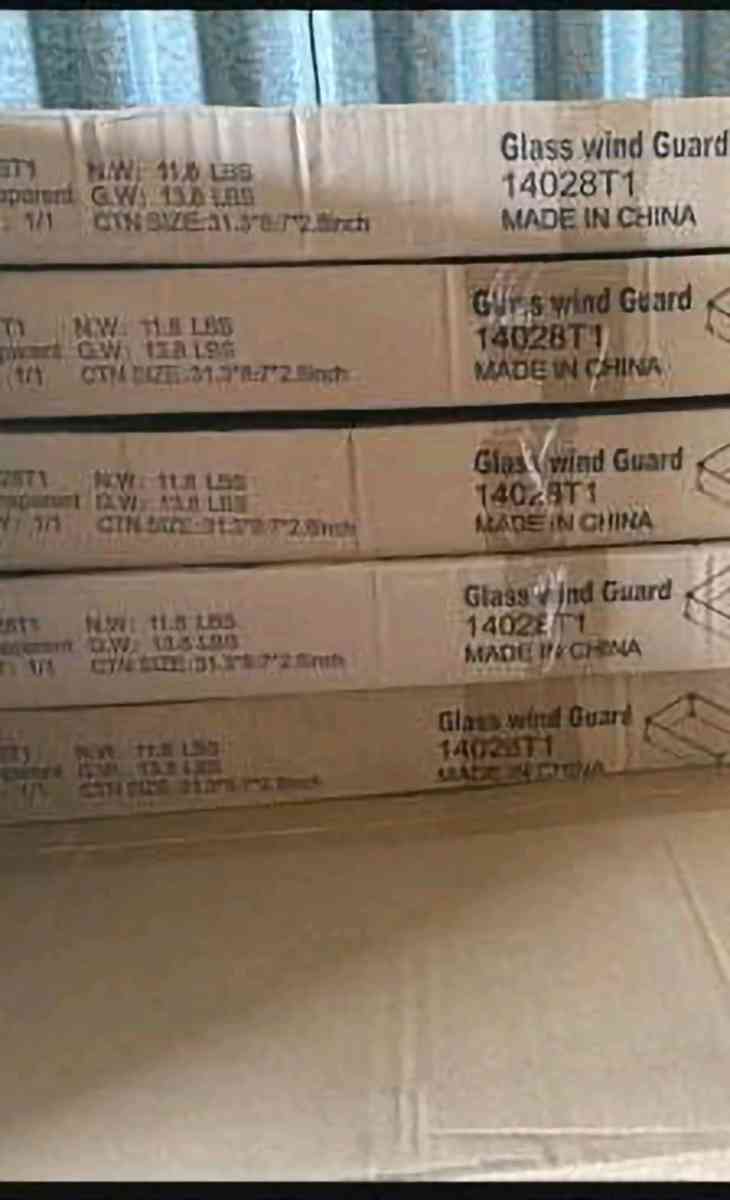 5 BOXES OF GLASS WIND GUARD 14028T1 - Vacaville, California - FleaMarketBay