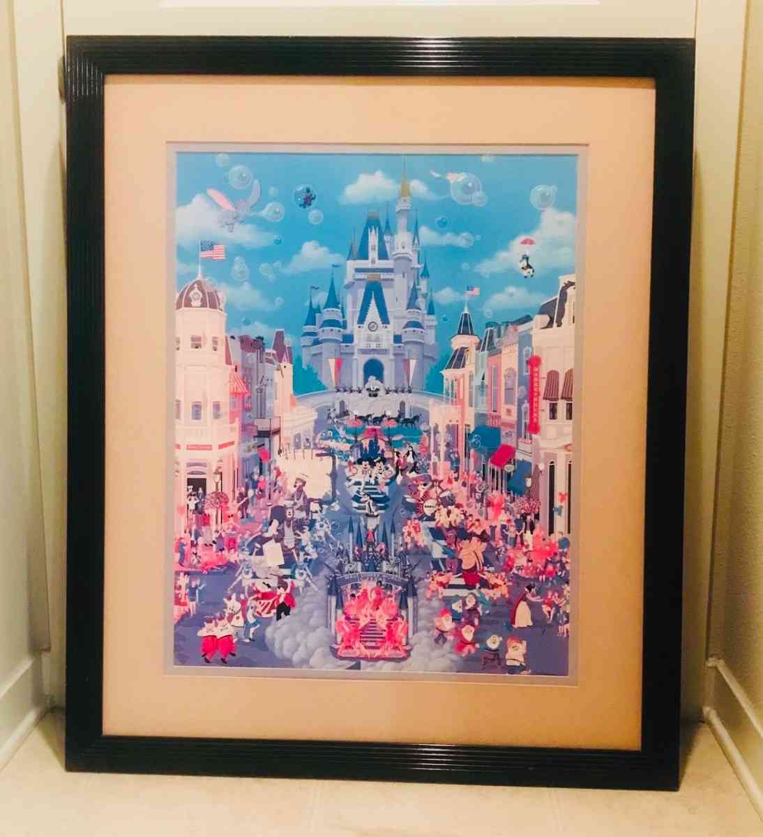 Walt Disney World 15th Anniversary Poster - Claremont, California