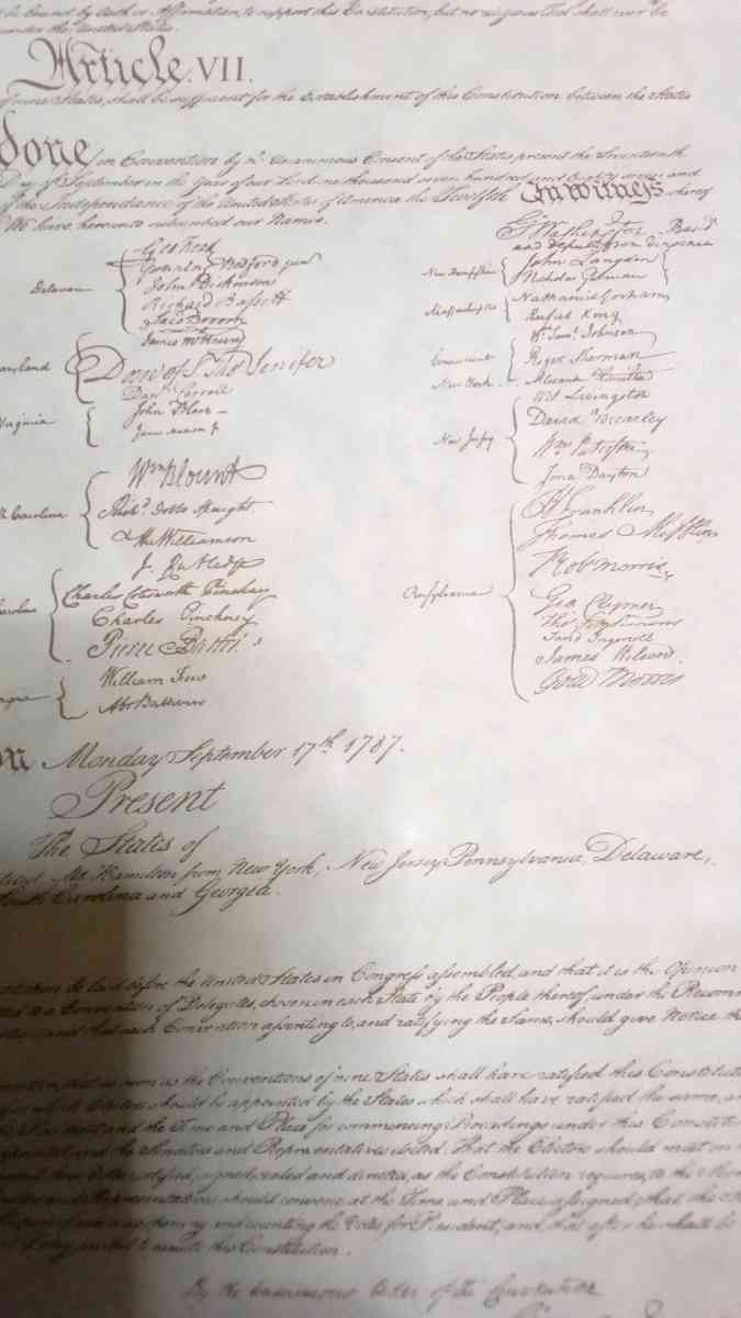 bill of rights and Gettysburg cemetery dedication - Redding, California - FleaMarketBay