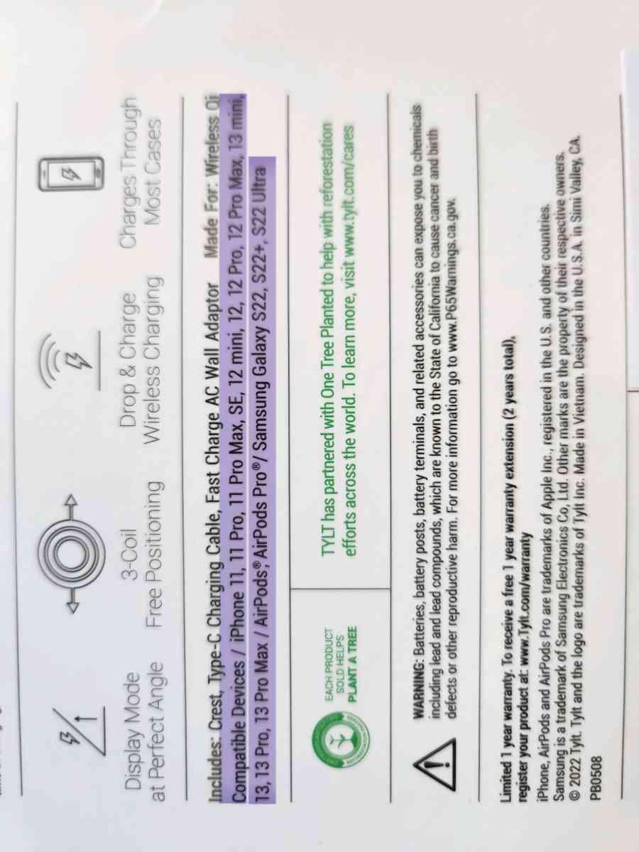 Wireless charger - Riverside, California - FleaMarketBay