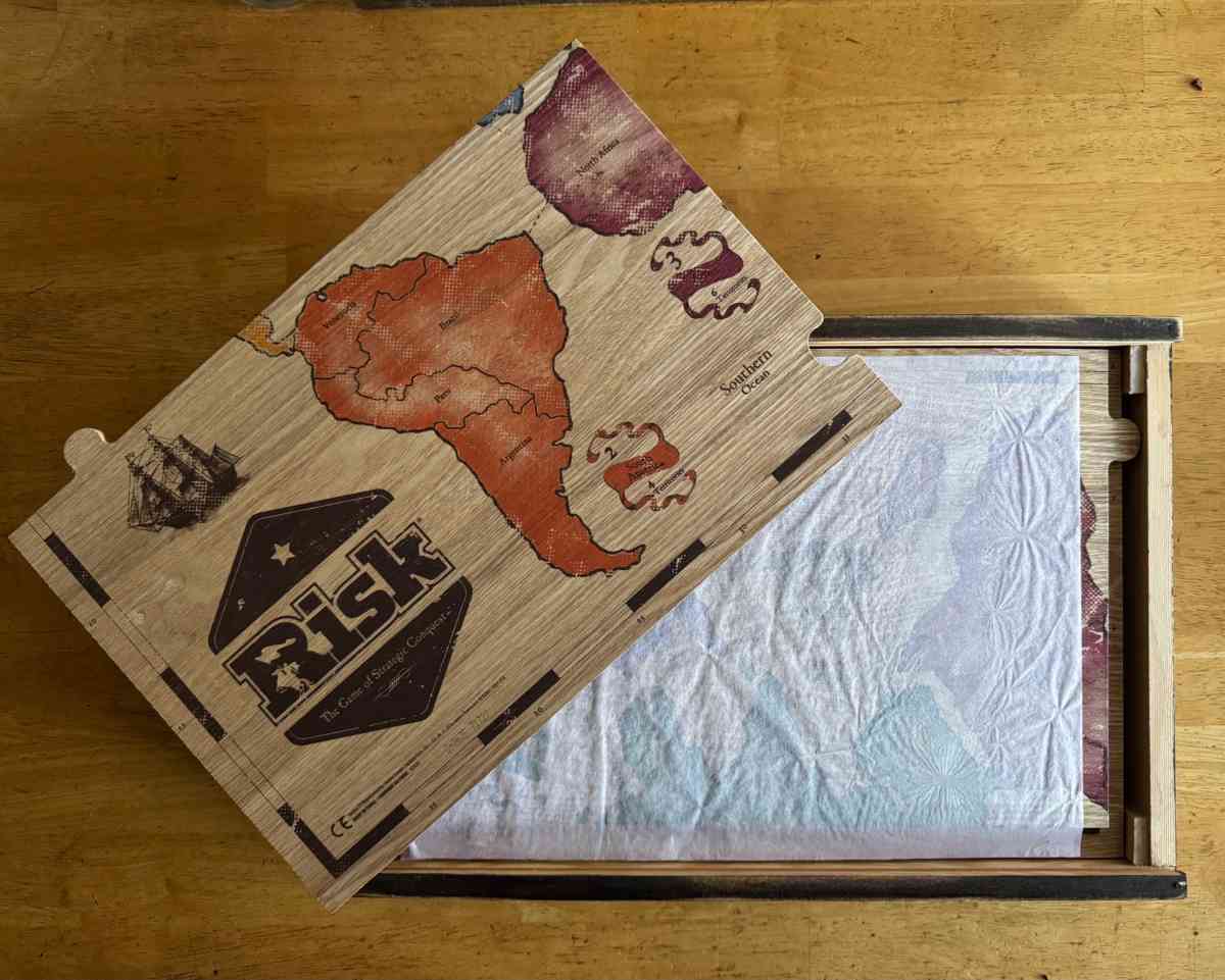 Risk Board Game 2017 Rustic Wood Series - Valley Village, California - FleaMarketBay