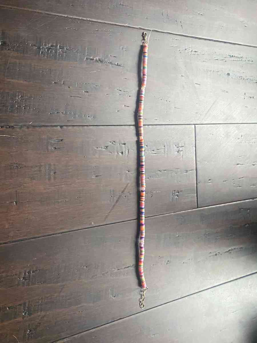 Beachy orangey necklace with pearls with different levels - Fort Worth, Texas