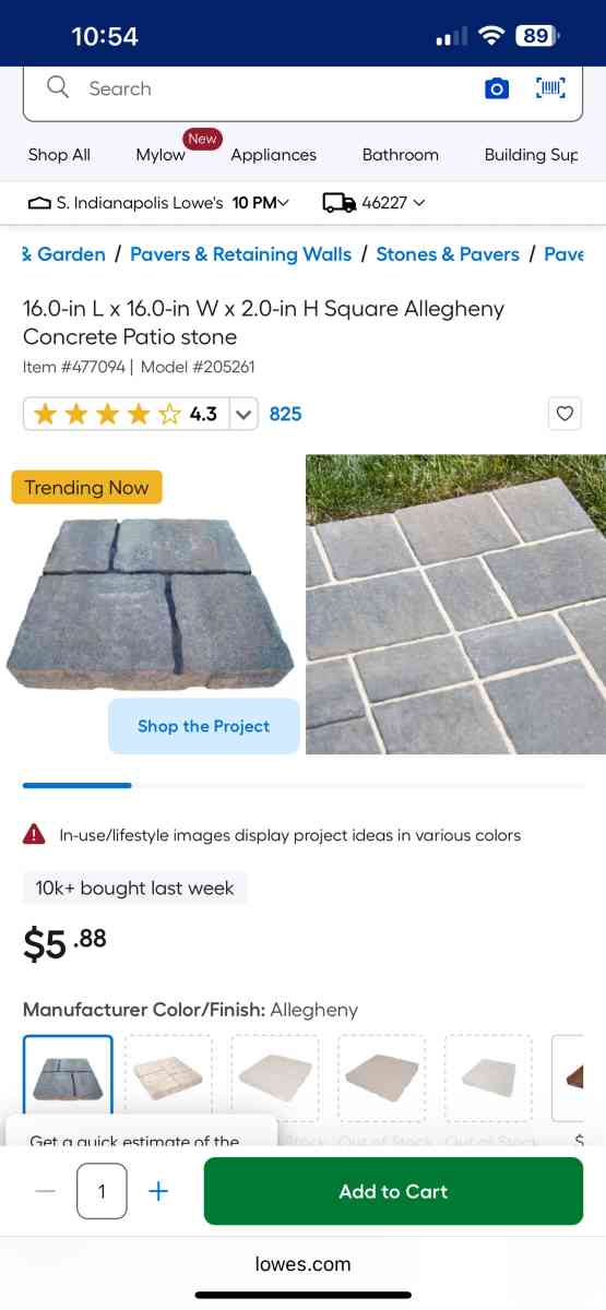 patio pavers - Greenwood, Indiana - FleaMarketBay