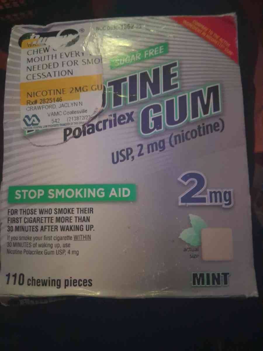 nicotine gum - West Chester, Pennsylvania