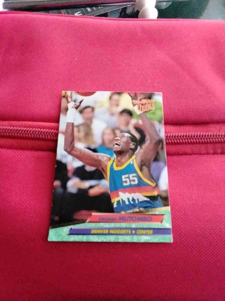 199293 Dikembe Mutombo Nuggets Fleer Ultra vintage basketbal - Atlanta, Georgia