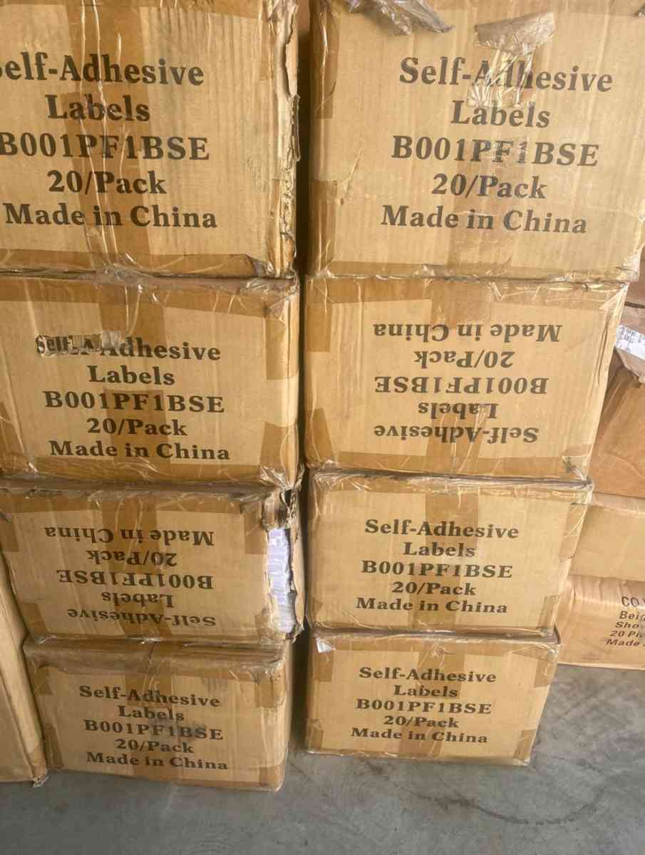 7 BOXES OF SELF ADHESIVE LABELS BOO1PF1BSE
