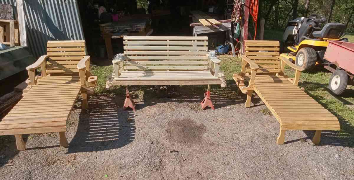 handcrafted swings and lounge chairs - Odenville, Alabama - FleaMarketBay