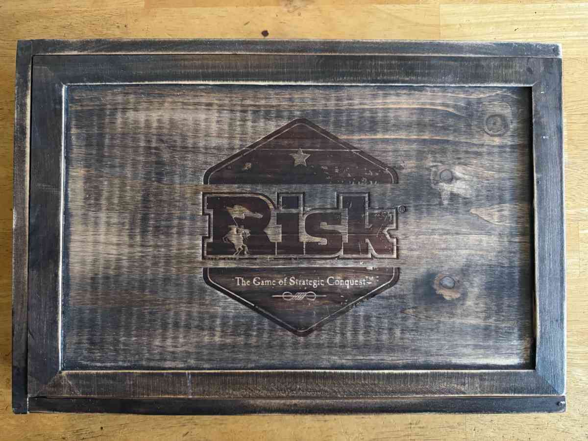 Risk Board Game 2017 Rustic Wood Series - Valley Village, California - FleaMarketBay