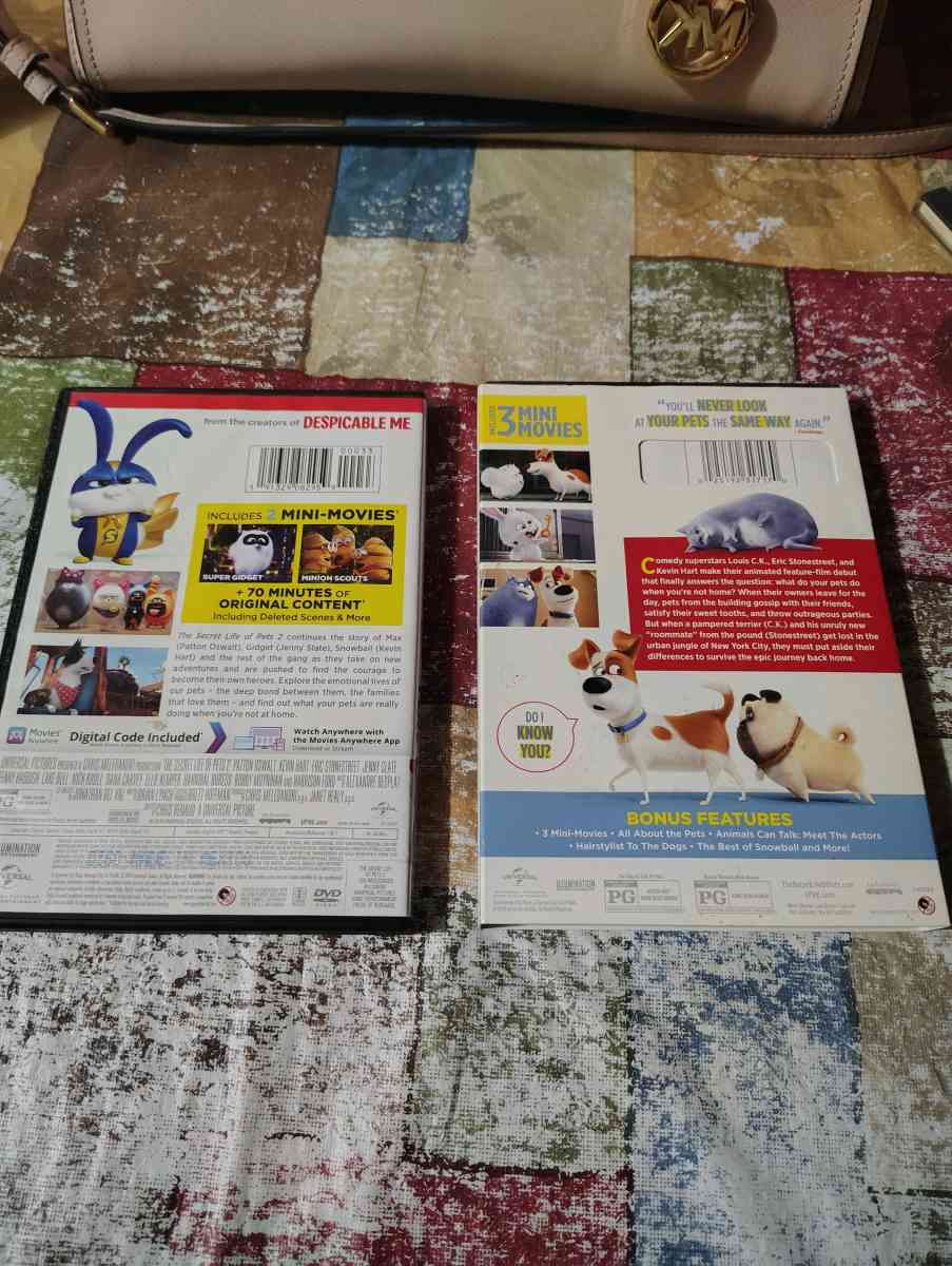 Secret Life of Pets 1 and 2 bundle - Scottsburg, Indiana - FleaMarketBay