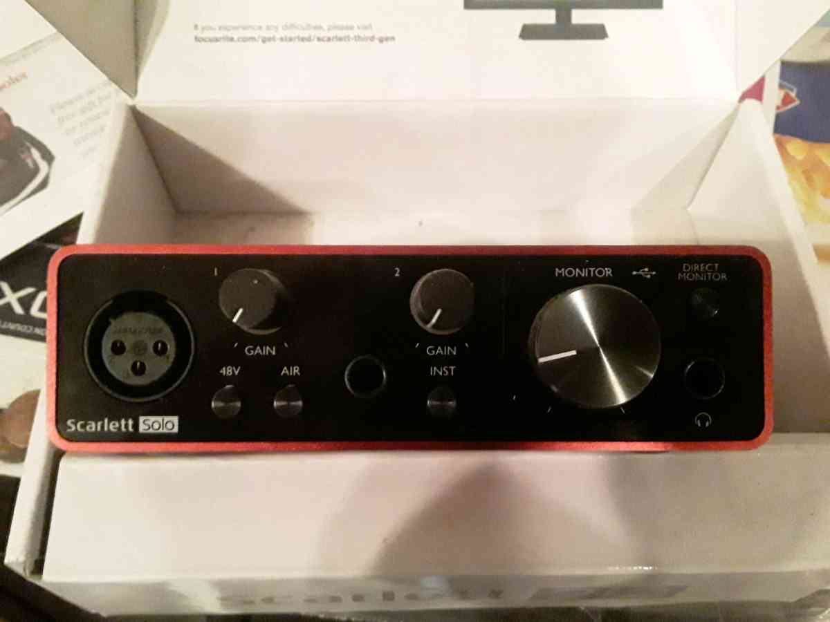 Scarlett Focusrite 3rd generation - Caldwell, Idaho - FleaMarketBay