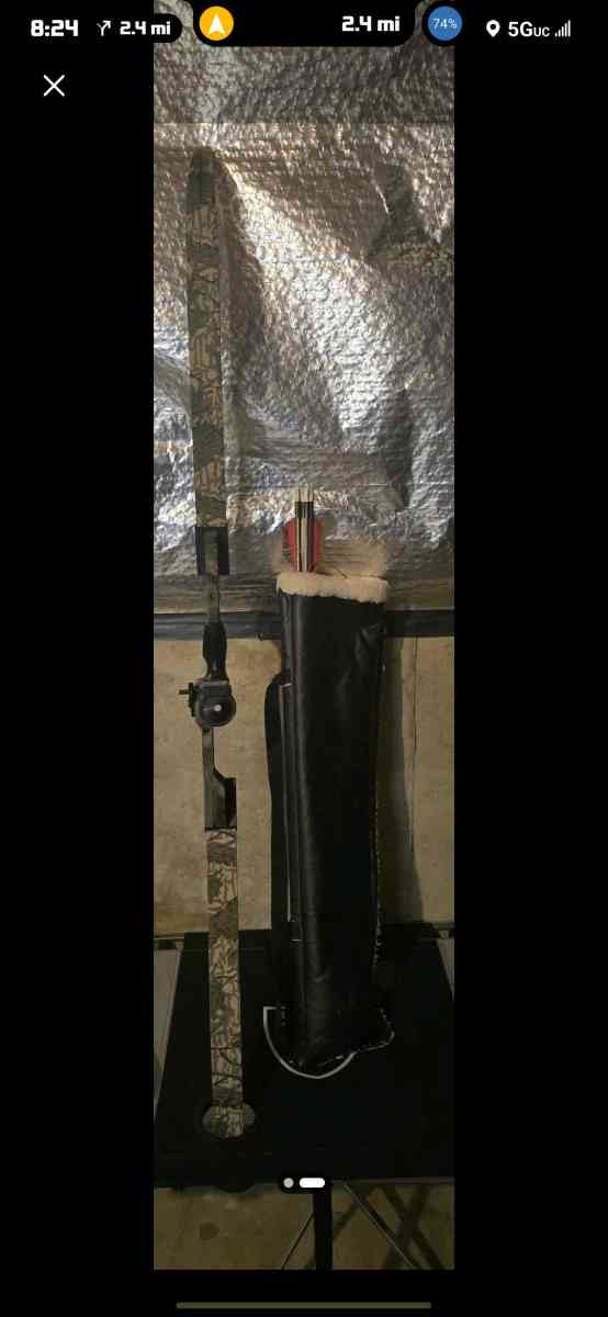 Bow with quiver and arrows - Fort Washington, Maryland