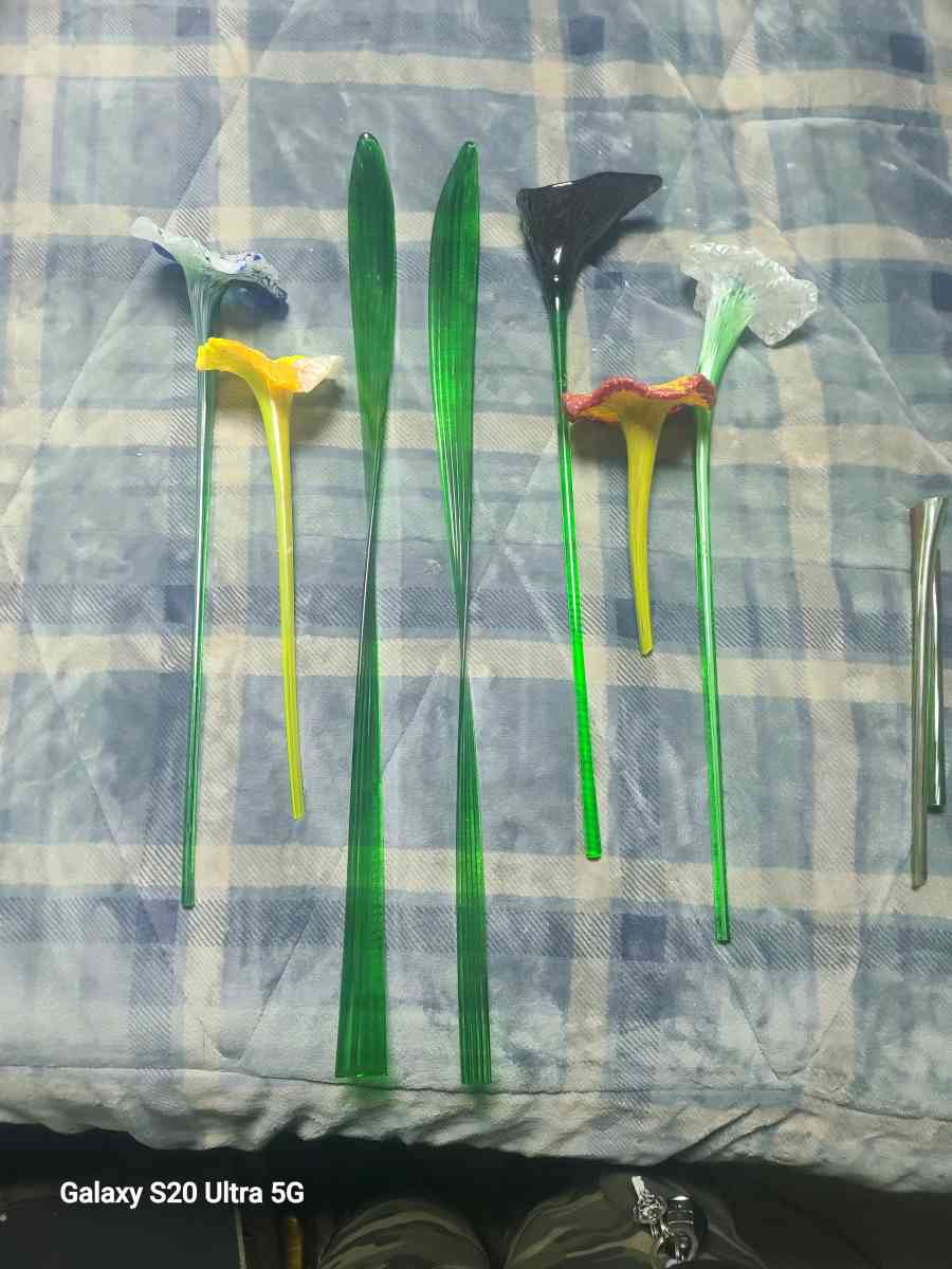 Hold glass flowers - Hemet, California