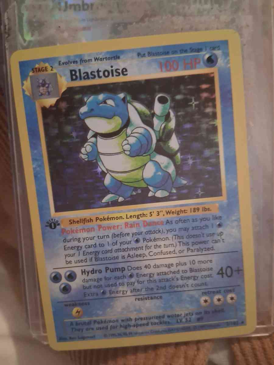 blastoise base set - Greenville, Ohio