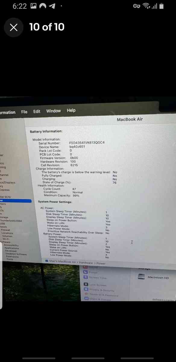 Macbook Air 13 M3 Excellent condition - Houston, Texas - FleaMarketBay