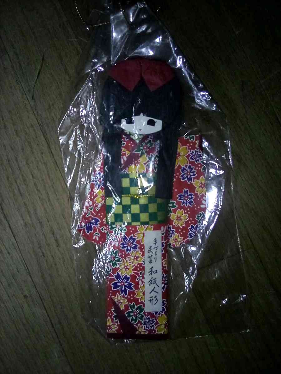 Saranoki handmade paper doll