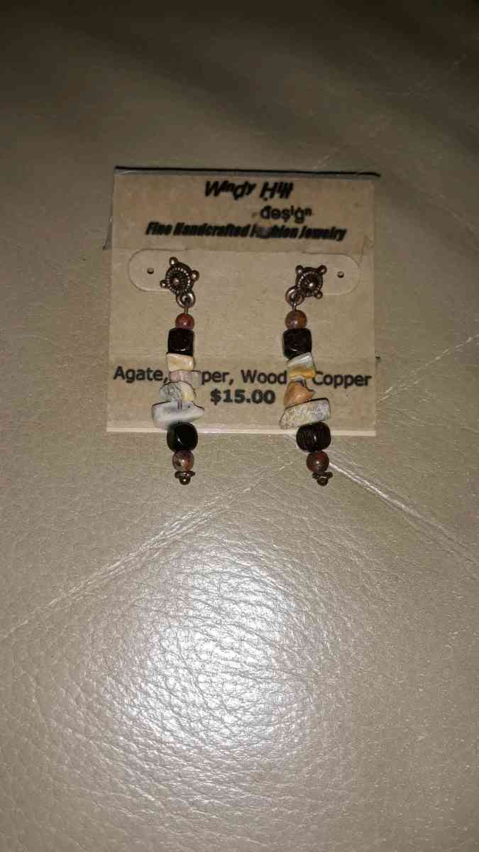 Agate Earrings - Fairview, North Carolina