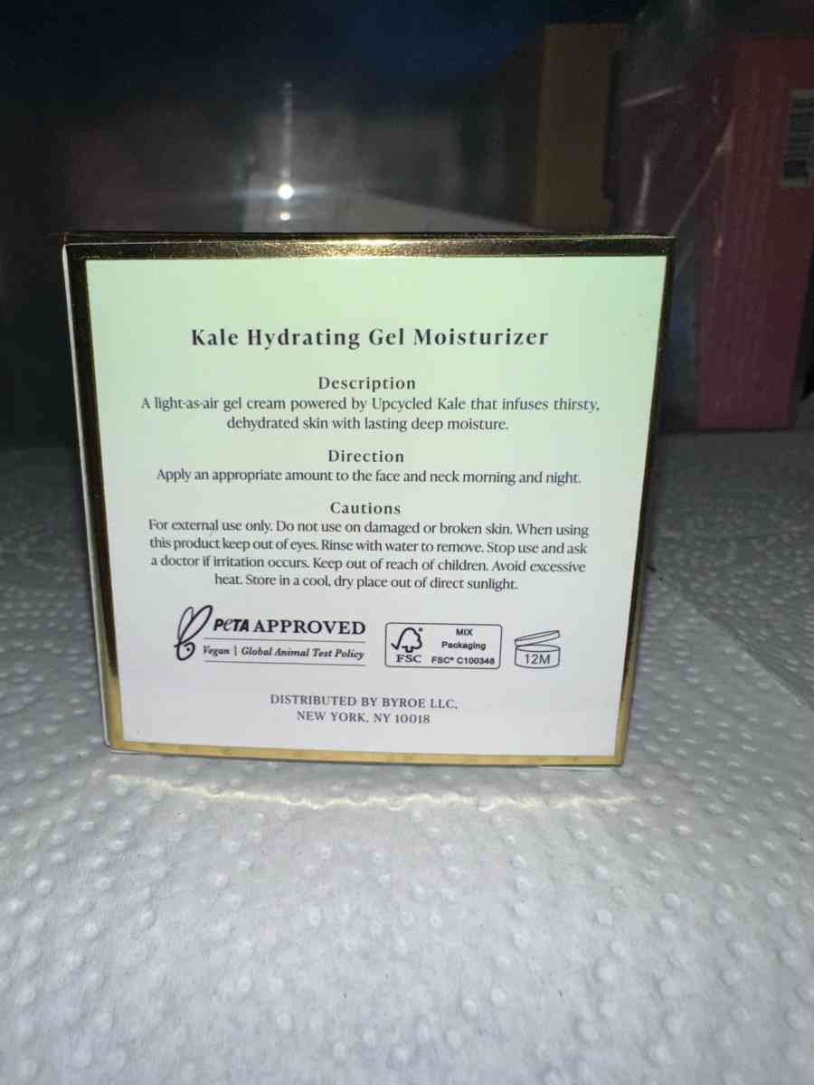 BYROE Kale Hydrating Gel Moisturizer - Round Lake, Illinois - FleaMarketBay