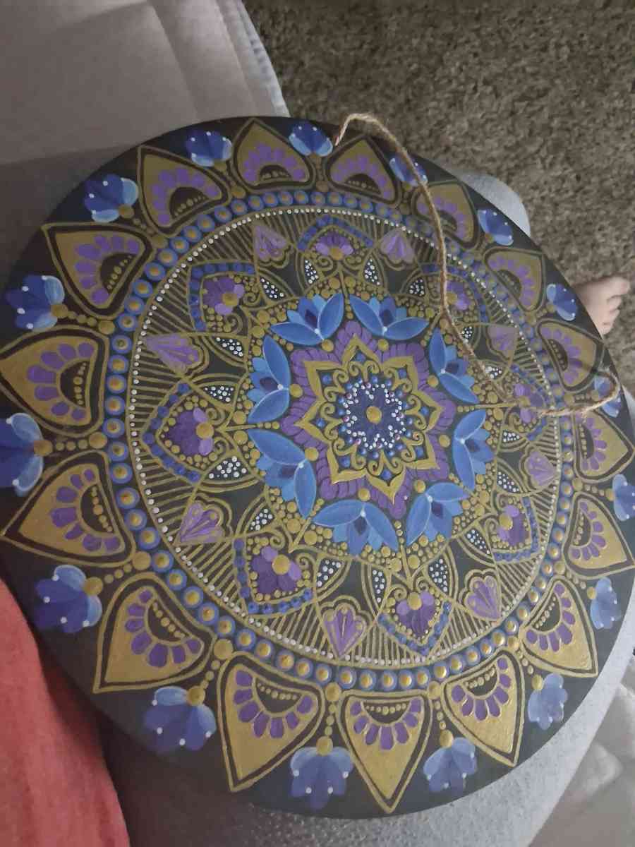 hanging mandala painting - Addison, Michigan - FleaMarketBay