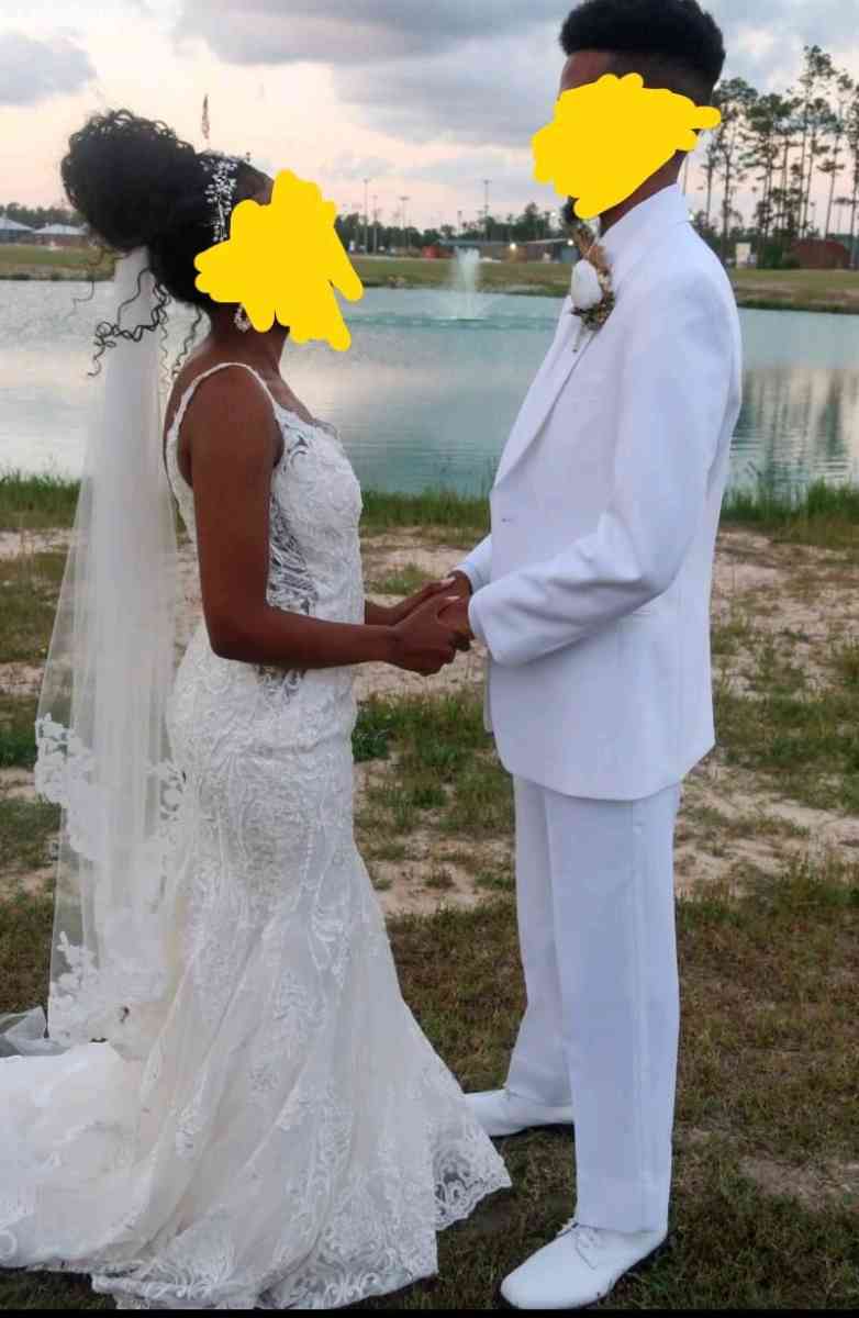 Abby Paris Wedding Dress Size 6 - Westlake, Louisiana - FleaMarketBay