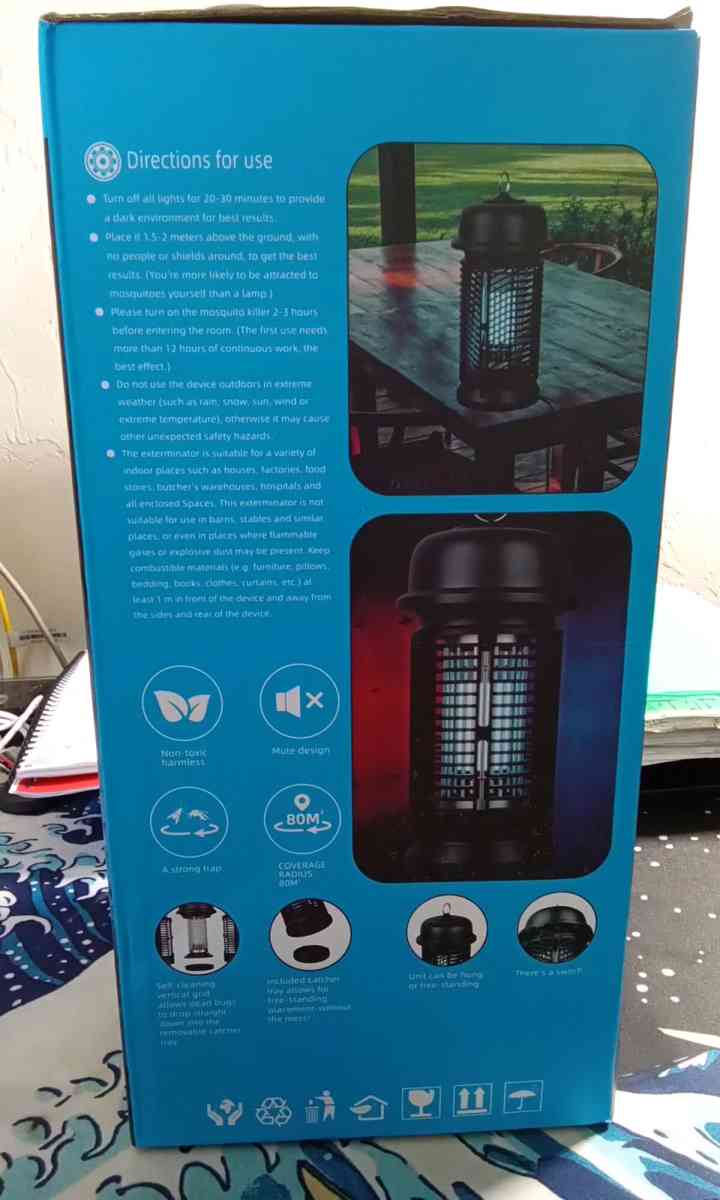 Electronic Mosquito Zapper Fly Zapper Portable Pest Control - Miami, Florida - FleaMarketBay