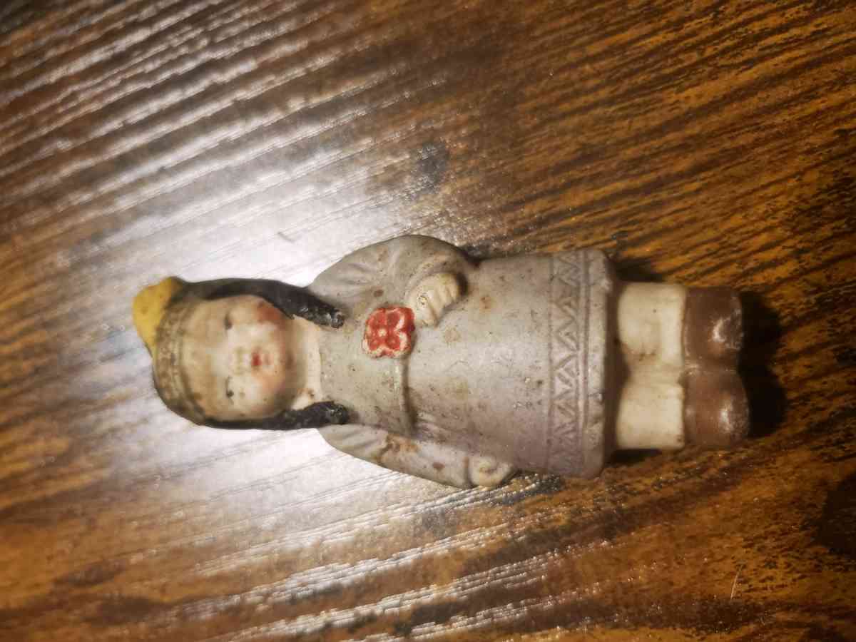 Vintage 20s Porcelain Bisque Art Deco Native American Indian - Lancaster, South Carolina