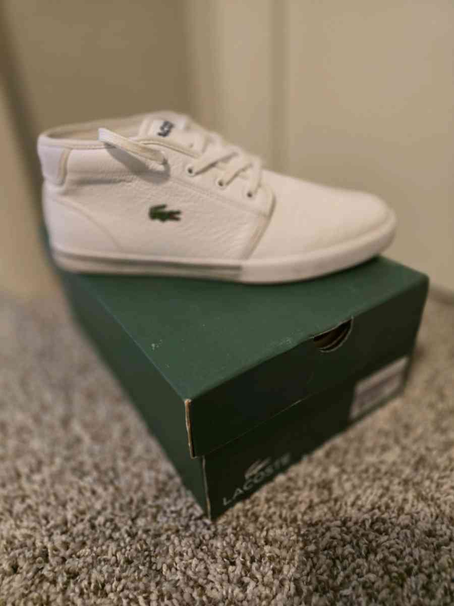 White Lacoste Sneaker - Augusta, Georgia - FleaMarketBay