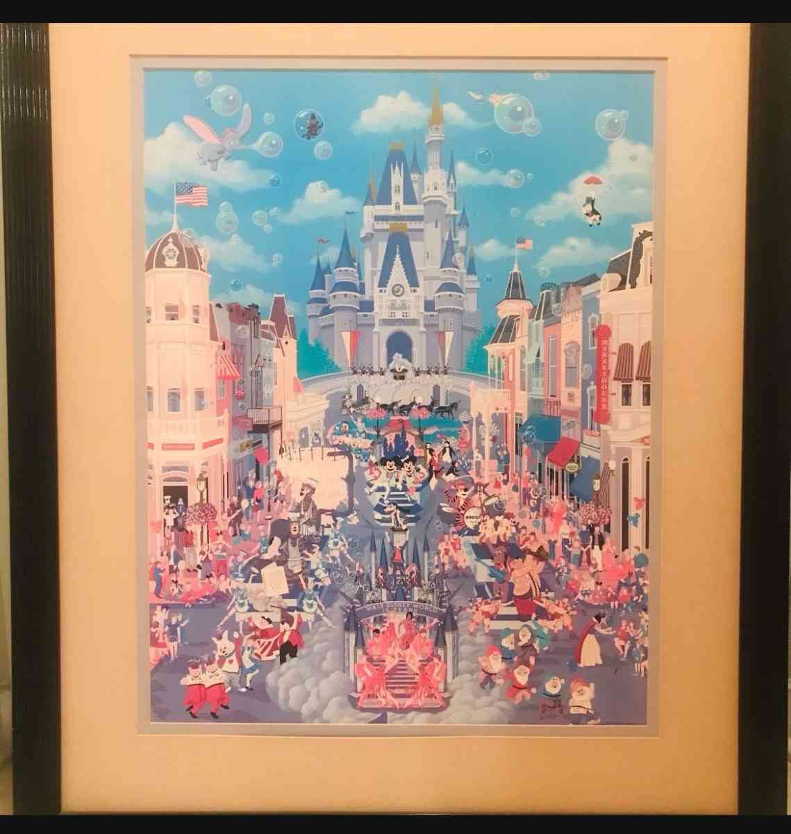 Walt Disney World 15th Anniversary Poster - Claremont, California - FleaMarketBay