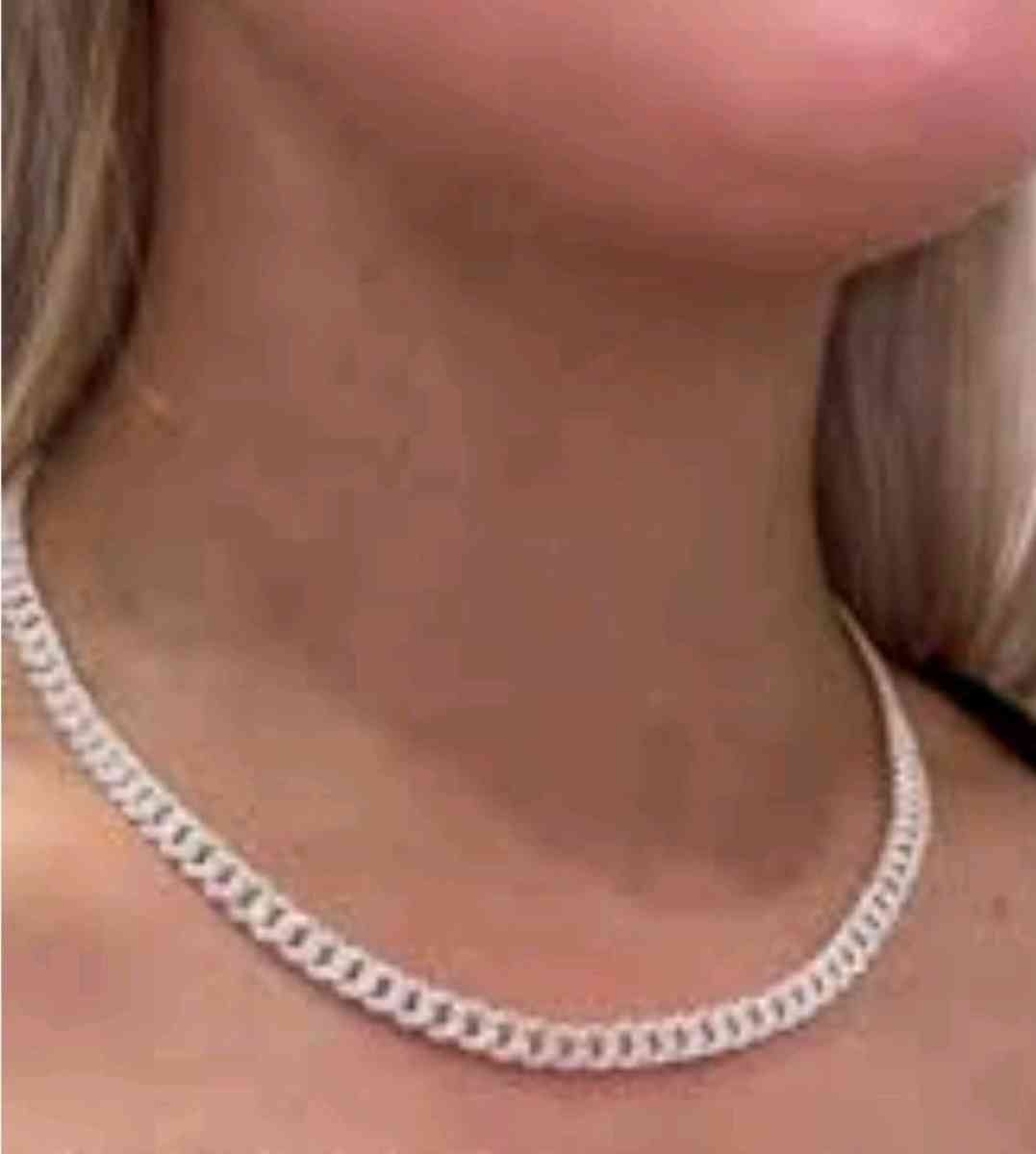 PANDORA STERLING SILVER PAVE CUBAN NECKLACE - Elysburg, Pennsylvania