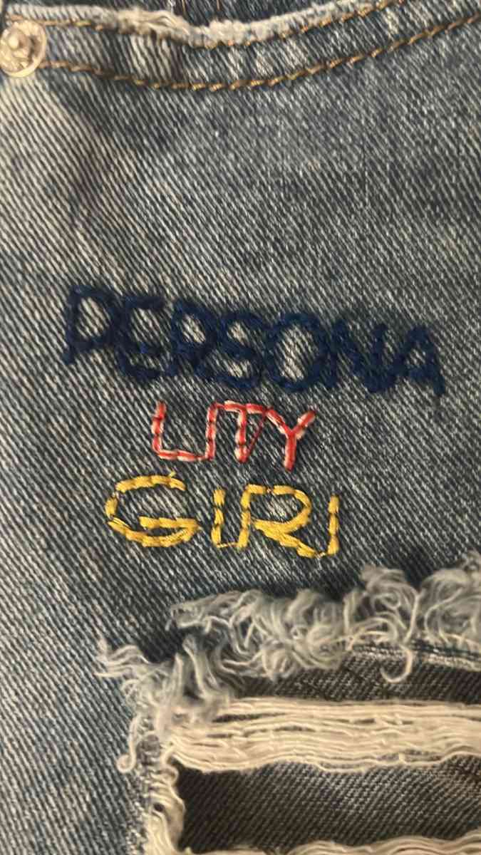 SHEIN High Waist Distressed Embroidered Denim Shorts Size S - Atlanta, Georgia - FleaMarketBay